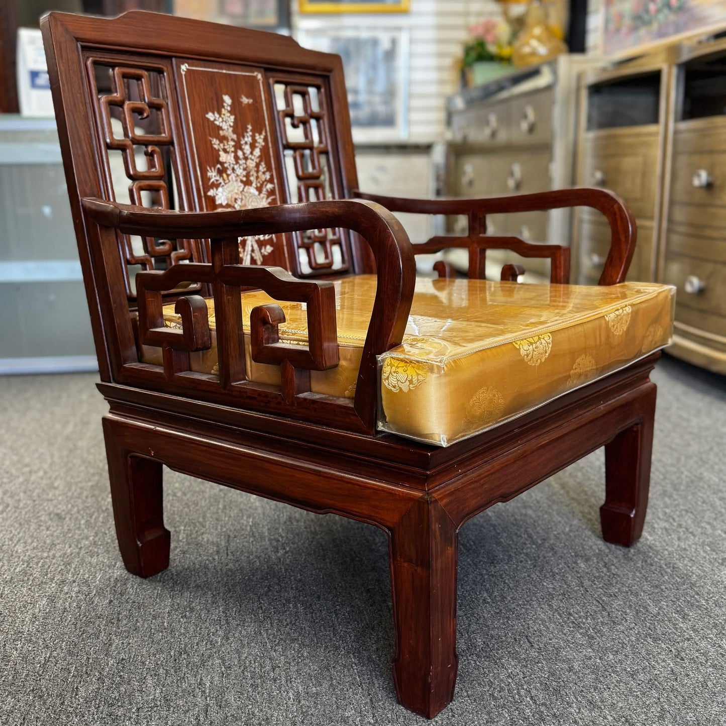 Antique Oriental Armchair